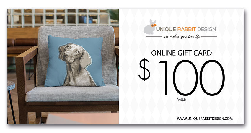 Unique Rabbit Gift Card Unique Rabbit Design Unique Rabbit Gift Card Unique Rabbit Design